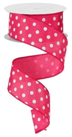 RG100011 1.5"X10YD SMALL POLKA DOT