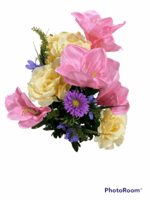 SF60615 Amaryllis/Rose/Aster Bush x24
