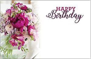 AC4919 CAPRI/BIRTHDAY  - 50/pack