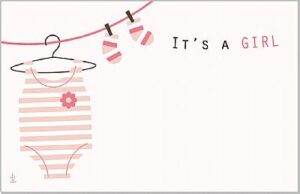 AC4868 CAPRI/Baby - It's a Girl 50/pack