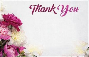 AC4906 CAPRI/THANK YOU - 50/pack