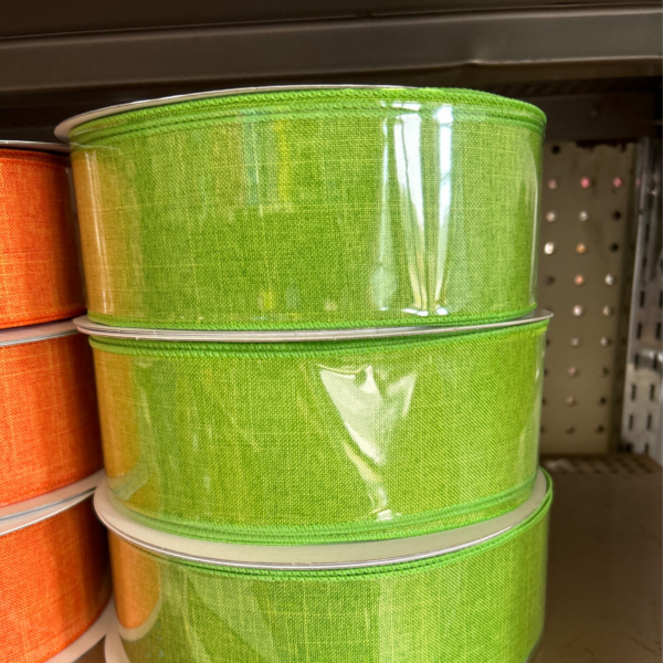Q501440-13 Poly Linen Lime 2.5x50yd