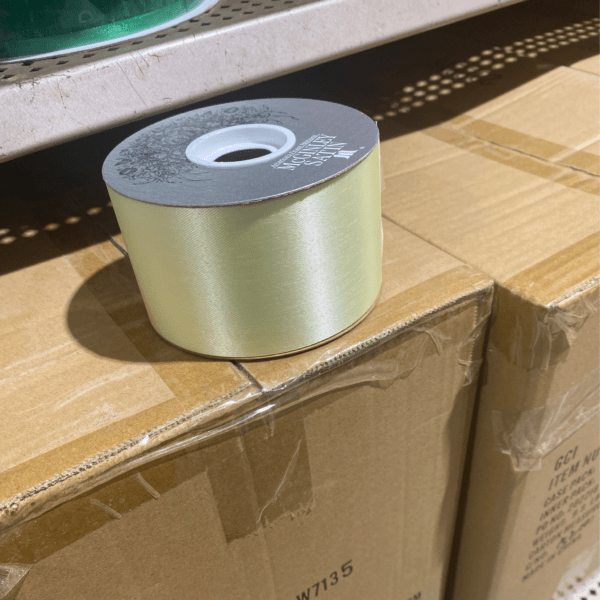 Acetate Satin #40 2.5”x50yd Eggshell
