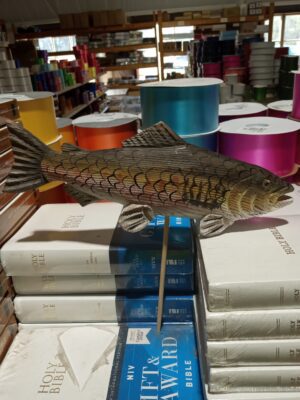 ba6052 wooden game fish w/pick