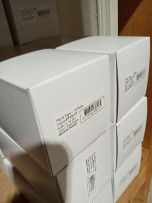 ft12-17 dark green floral tape stem wrap 1/2"x 30yd 12 count box