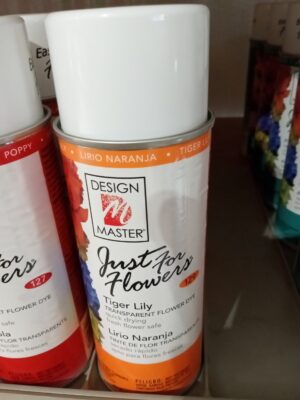 just for flowers/tiger lily flower dye