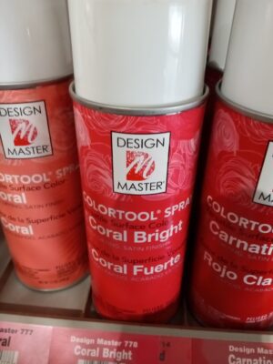 design master color tool spray/coral bright