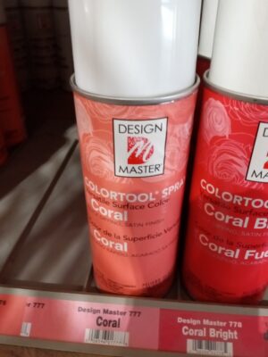 design master color tool spray/coral