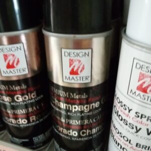 design master one coat metallic finish/champagne gold