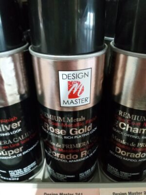 design master one coat metallic finish/rose gold