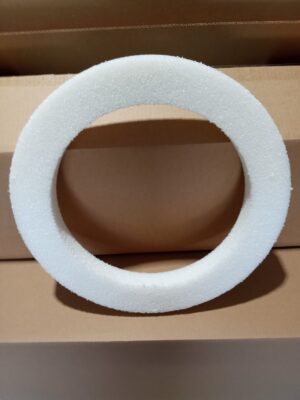 w20w/12 20" white styrofoam wreath