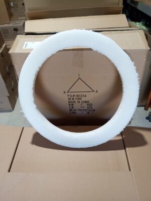w24w/12 24" white styrofoam wreath