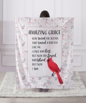Cardinals - Amazing Grace Fleece Blanket 50" x 60" DBF5460