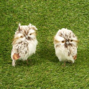 OWL 5" PAIR (2 OWLS/BAG) BROWN - SJ4127