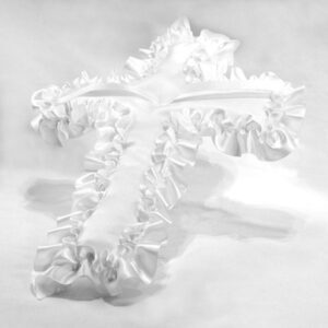 Cross Pillow w/ Satin Edge - 330