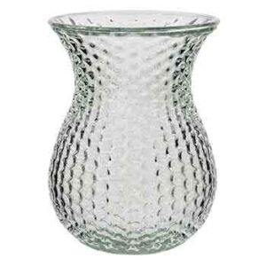Hobnail Dimple Vase Clear 7.5” 12/cs - G1032