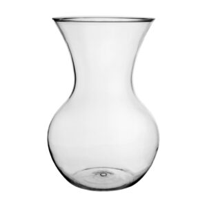 Sweetheart Vase Plastic 7" Clear 12/cs - 20-12-09