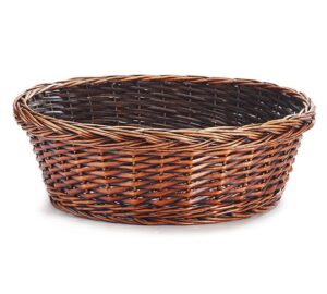 12" Round Willow Bowl/Fruit Basket w/Liner - 10519/12