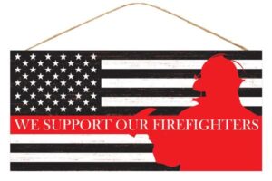 Sign Support Fire Fighters 15"L x 5"H - AP8318