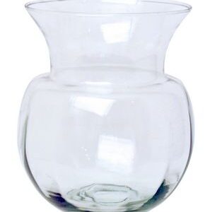 Rio Cache Vase Optic 7 3/4" Clear  6/cs- 3078SCLR
