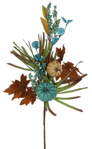 Pumpkin/Gourd/Berry/Leaf Spray 26" L - HA156637