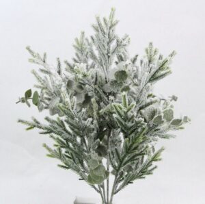 Cedar Eucalyptus Bush Flocked x5 - GPB20825