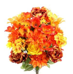 Fall Mixed Bush x36 Tang/Yellow/Rust - GPB7315-TANG/YW/RUST