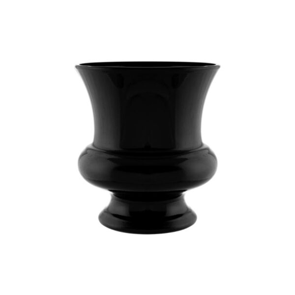 80-12-04 7 3/4” Designer Urn-Black 12/cs