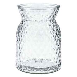 Diamond Cut Olivia Vase Clear 6.25" - G3893