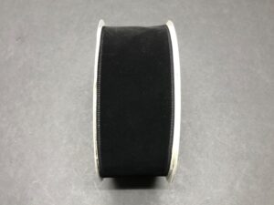 Velvet 40  Black w/Wire 50yd - 875-40-249