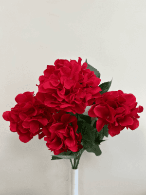 Regal Hydrangea Bush Red x7 - 11354RD