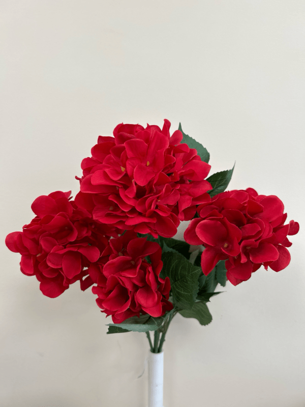Regal Hydrangea Bush Red x7 - 11354RD