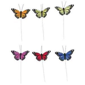 Butterflies Assorted Wired 3.75" - BTF9040