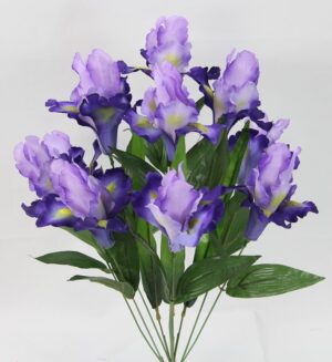 Iris Bush Purple 21" x10 - GPB243130-PURPLE