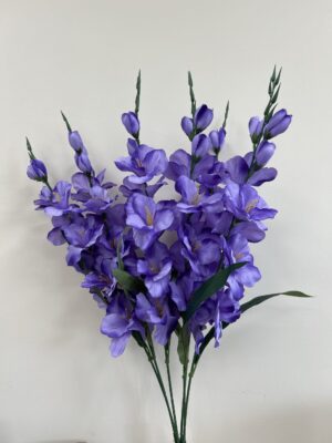Large Glad Bush x6 Purple - 46566
