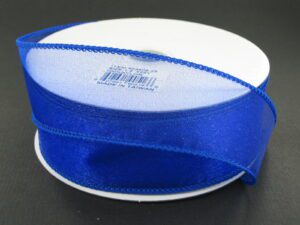 Sheer Wired Ribbon Royal Blue 9 1.5"x50Y - 903409-25C